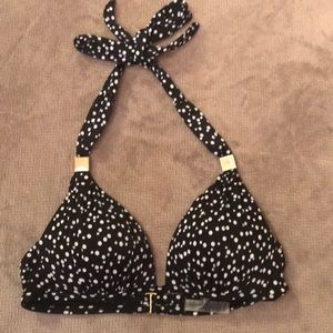 Polka dot bikini top small